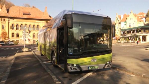 Primul autobuz cu hidrogen testat în Braşov. Cât costă mijlocul de transport care nu poluează