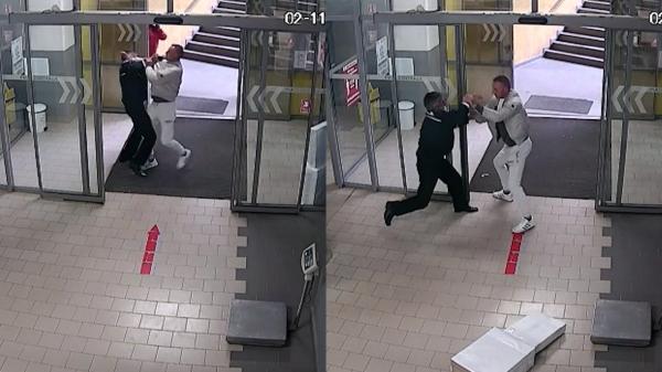 Un vasluian, furios că nu poate intra în piaţă fără mască, l-a snopit în bătaie pe poliţistul care îl atenţionase