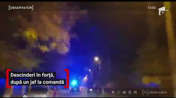 Descinderi în casa unor indivizi suspectaţi de jaf la comandă. Ordinul ar fi fost dat de un celebru cămătar