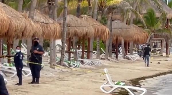 Împuşcături în plină zi între două bande de traficanţi de droguri, pe plaja unui hotel de lux din Mexic: Două persoane au murit