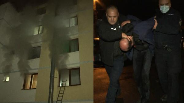 A dat foc apartamentului fostei soţii şi a pus în pericol un bloc întreg. Locatarii, disperaţi: "Mi-au scos copilul, cu masca de oxigen". Explicaţiile bărbatului