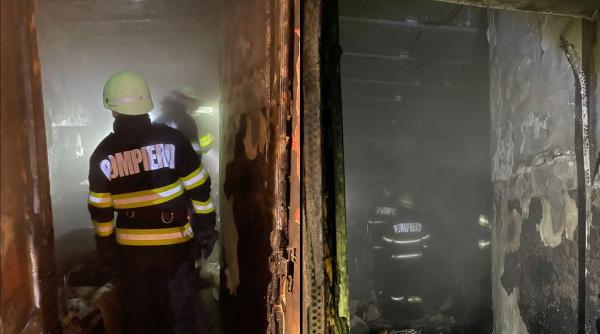 Incendiu Spital Ploieşti. Primele imagini din salonul mistuit de flăcări, unde doi pacienţi au fost găsiți carbonizați