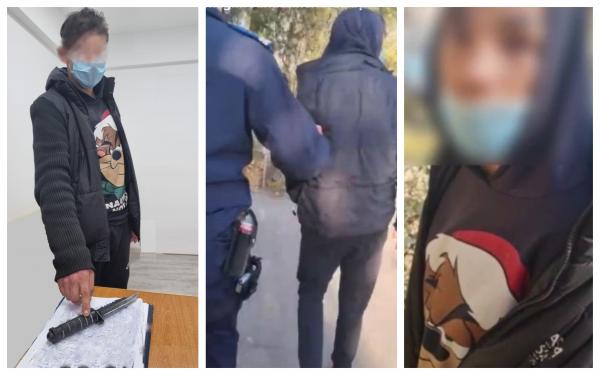 Un adolescent din Galați a scos cuțitul pe stradă la un bărbat care i-a cerut să-şi adune mâncarea dată pe jos