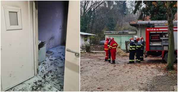 Incendiu la Spitalul de Psihiatrie Gătaia, în Timiș. 41 de persoane au fost evacuate