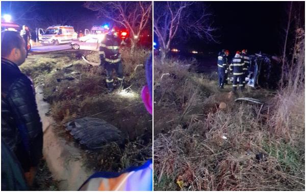 Inconştienţa unui şofer de 23 de ani a trimis şase oameni în spital, în urma unui accident grav pe o şosea din Gorj