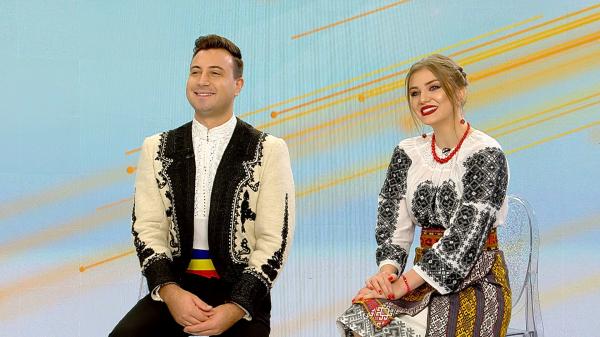 Codruţa Filip şi Valentin Sanfira celebrează România în ritm popular