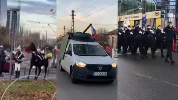 Cele mai bune glume după gafele comise de jandarmi pe Ziua Naţională: "Aşa e când faci pregătirea online"