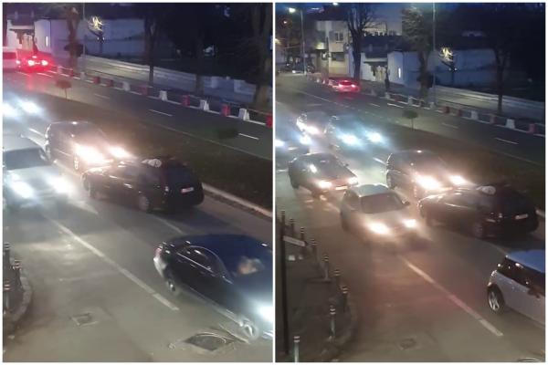 VIDEO. Un şofer a fost filmat pe contrasens, pe Bulevardul Mamaia din Constanța, chiar în fața Poliției