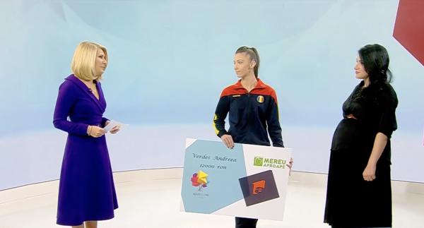 Andreea a primit bani pentru echipamentul de care avea nevoie pentru a puncta şi la impresia artistică în competiţiile internaţionale