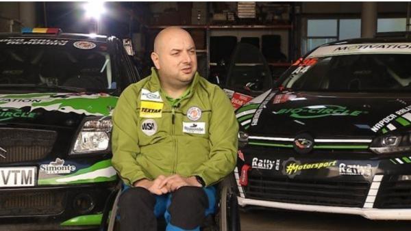 Ciprian Lupu, singurul pilot de raliu cu dizabilităţi din România, își spune povestea și cere ajutor pentru o familie nevoiașă