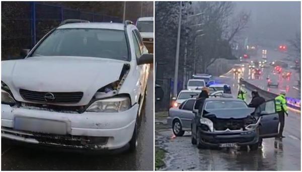 Curiozitatea l-a costat scump. Un şofer din Constanţa a făcut accident în timp se uita la o altă tamponare