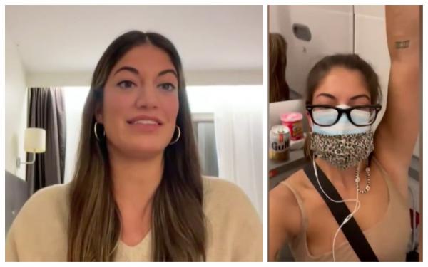 O profesoară din SUA a călătorit în toaleta avionului până în Islanda, după un test Covid. Marisa a transmis totul pe TikTok