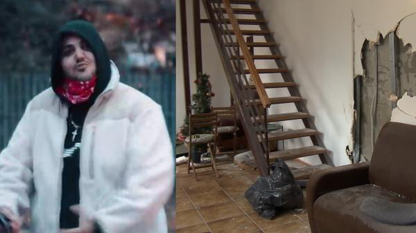 Filmul zilei în care a fost distrusă vila de Revelion. Alberto Grasu spune că oamenii tot veneau în casă pentru că au auzit că e el acolo