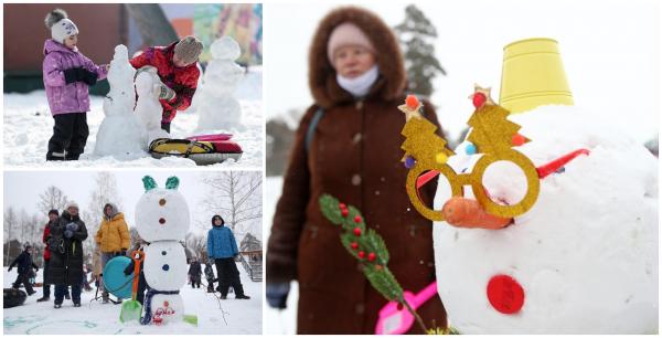 Prilej de sărbătoare în Rusia. Festivalul oamenilor de zăpadă, organizat pentru al patrulea an consecutiv