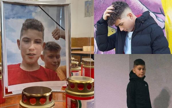 "Dumnezeu ni i-a luat". Altar de lumânări, lacrimi şi rugăciuni pentru Petrică şi Ionică, cei doi fraţi care au murit pe trecerea de cale ferată în Bistriţa-Năsăud