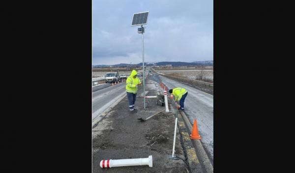 Panourile solare şi sursele de alimentare de pe DN1, furate la nici o săptămână de la instalare