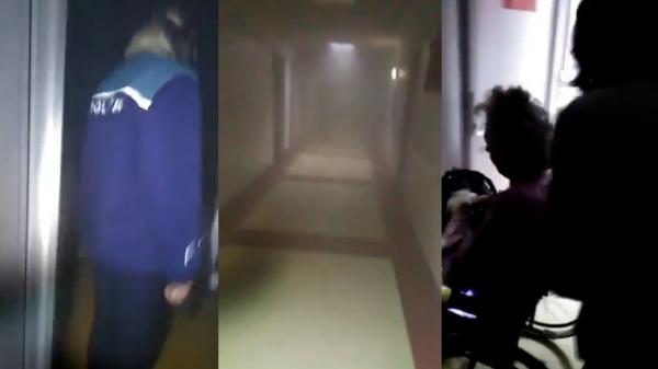 Primele imagini cu evacuarea pacienţilor în timpul incendiului de la Spitalul din Suceava. Momentul în care sună alarma