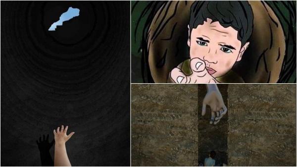 ANIMAȚIE GRAFICĂ. Operațiune de salvare dramatică în Maroc: cinci excavatoare sapă de patru zile pentru a salva un băiețel de cinci ani