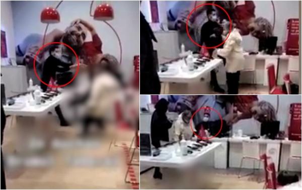 Vânzătorul care a trântit o femeie la pământ a fost concediat. După 5 ore de audieri, a fost reţinut pentru 24 de ore. De la ce a pornit incidentul