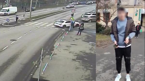Şoferul din Timişoara care a scuipat pietonul pe care era să-l calce pe trecerea de pietoni, sancţionat de poliţişti. Ce amendă a primit