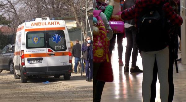 Panică la o şcoală din Iaşi. Două eleve au ajuns la spital după ce s-au intoxicat cu o substanţă misterioasă