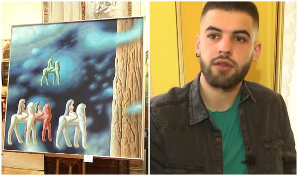 Destinul lui Cristian, băiatul care a fermecat o ţară cu vocea lui, prinde aripi. Cum i-a schimbat viaţa tabloul primit în dar de la Sabin Bălaşa acum 15 ani