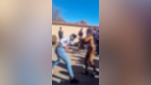 Două fete şi-au împărţit pumni în curtea unui liceu din Braşov. Scene dure filmate de un elev