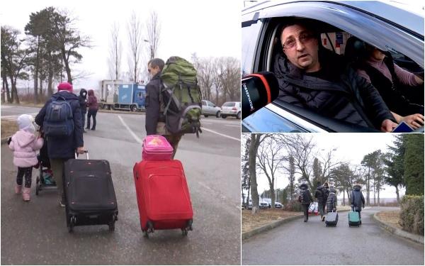 "Lumea e speriată, e război. Asta nu e glumă". Refugiaţii ucraineni au luat cu asalt şi graniţa de la Sighetu Marmației