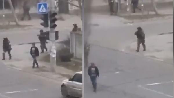 Blitzkrieg-ul lui Vladimir Putin în Ucraina. Momentul în care trupele ruse intră în orașul Herson