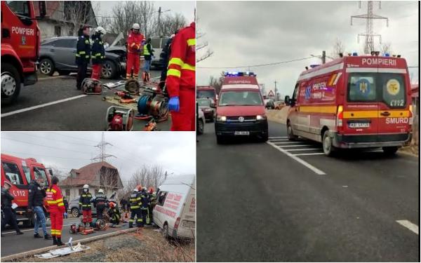Accident cu refugiaţi în Vaslui. A fost activat planul roşu de intervenţie