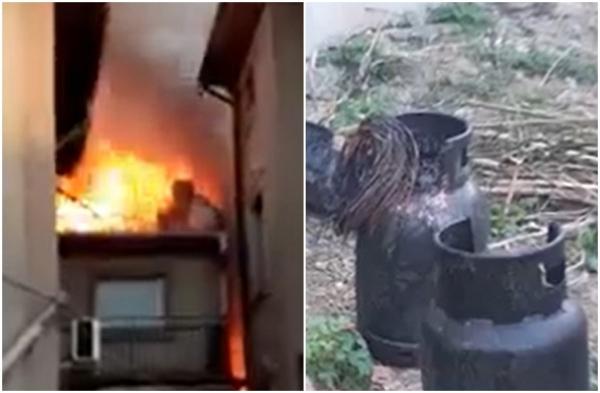 Incendiu puternic în Bucureşti. Pompierii au evitat la secundă producerea unei explozii