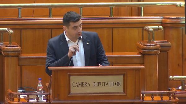 George Simion şi-a cerut scuze în Plen după ce l-a "apucat cu degetele de ureche" pe Iulian Bulai