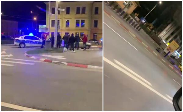 Copil la volanul unei maşini furate, blocat în trafic de şoferii din Sibiu. A condus 100 de kilometri şi a lovit mai multe vehicule