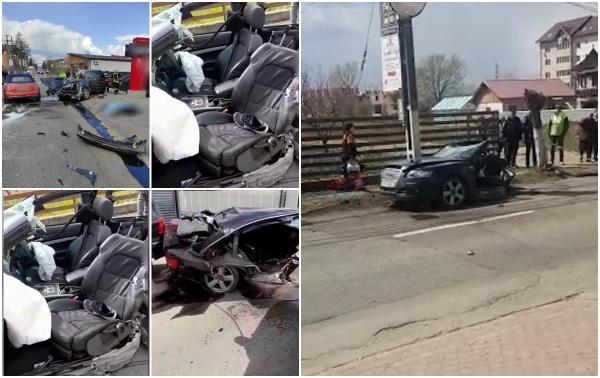 Un mort şi doi răniţi grav, după ce două maşini s-au ciocnit în Rădăuţi. În urma impactului violent, unul dintre autoturisme, cu volan pe dreapta, s-a rupt în două