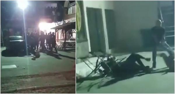 Bătaie după striptease, într-o discotecă din Dâmbovița. Încăierarea a fost filmată de camerele de supraveghere