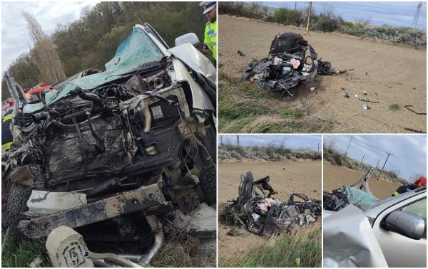 Drumul morţii face din nou victime: Trei persoane au murit pe E85, după ce patru maşini s-au ciocnit violent