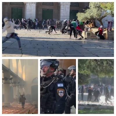 Cel puţin 152 de oameni au fost răniţi la Ierusalim. Noi incidente între forţele de ordine şi palestinieni