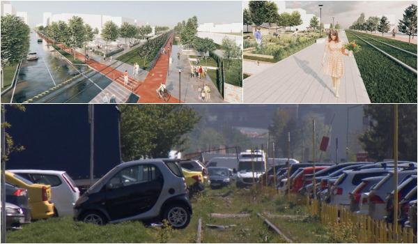 Parc cu tren metropolitan care trece prin el, în Bucureşti. Proiect inedit după ce primarii s-au certat între ei