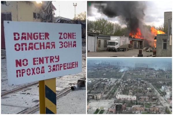 Bombardamentele continuă în Ucraina şi de Paşte. Ruşii nu au acceptat armistiţiul de pace. Zelenski: "Nişte ticăloşi!"