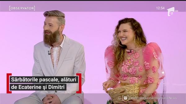 Ecaterine şi Dimitri, invitaţi în platoul Observator