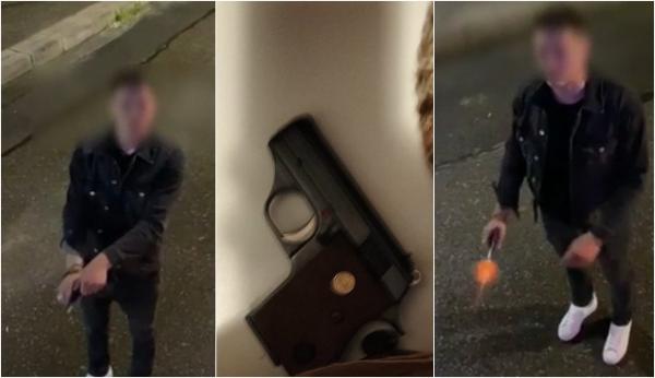Scandal cu împuşcături în faţa unui club din Argeş. Un bărbat de 31 de ani a deschis focul, apoi s-a ascuns în casa iubitei