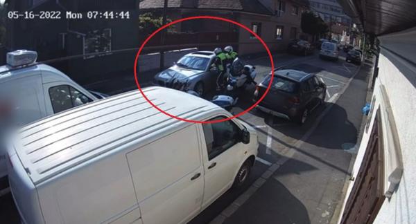 Șofer de BMW, beat și fără permis, urmărire cu poliția pe străzile din Cluj. După o cursă nebună, tânărul a fost prins și încătușat