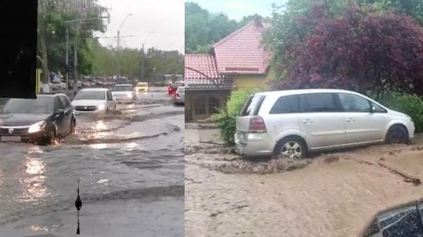 Vijelia de noaptea trecută a făcut prăpăd în Arad. Mai multe zone din județ au fost măturate de puhoaie