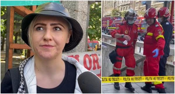 "Mi s-a părut dubios atât de mult fum". O tânără povestește haosul de la metrou, după incendiul de la Piața Romană