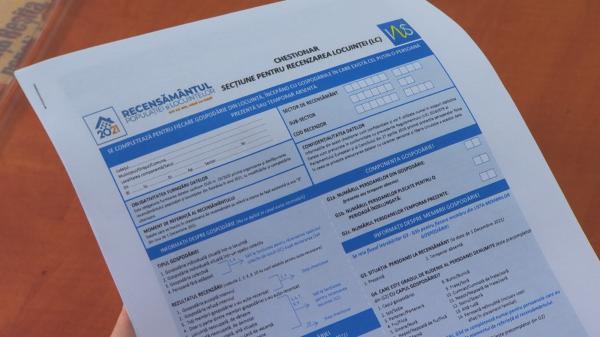 Recensământ 2022. Recenzarea pe teren a fost amânată câteva zile. De ce nu ne mai bat recenzorii la uşă