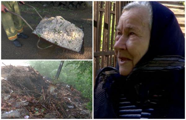 Vremea extremă nu iartă România nici zilele următoare. La 83 de ani, o femeie e şocată de violenţa furtunilor: "Ca acum n-a fost niciodată!"