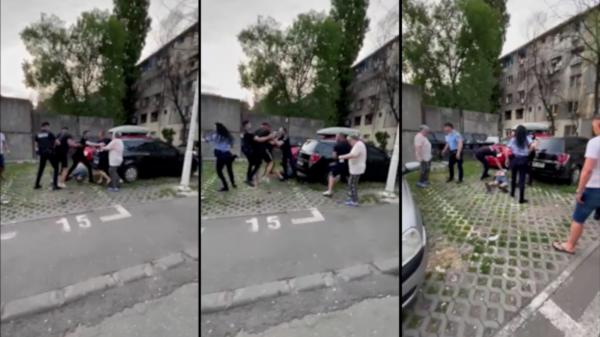 Intervenție ca-n filme în Pantelimon, unde un bărbat amenința trecătorii cu cuțitul: "Pentru ce să dai cu pumnul dacă am venit noi"