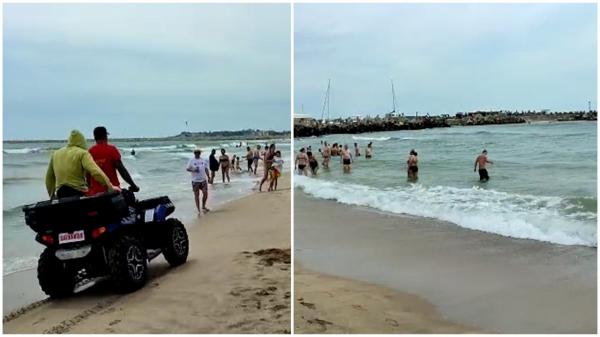 Un turist de 48 de ani, aflat în staţiunea Mamaia, la un pas să moară înecat în mare. Cum l-au găsit medicii