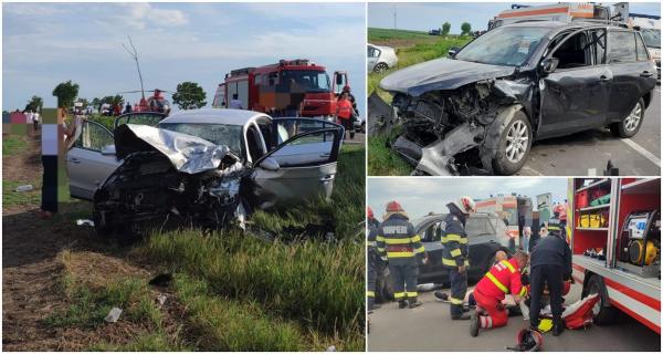Un bebeluș de doar câteva luni a sfârșit nevinovat pe Drumul Morții, la Căldărușanca. Două mașini s-au făcut praf după un impact devastator