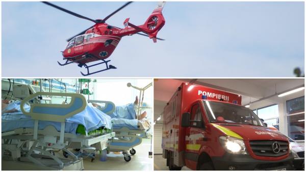 Un bărbat care mergea cu mâna scoasă pe geam a fost lovit frontal de un autoturism, în Vâlcea. Brațul i-a fost smuls din umăr